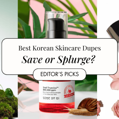 korean skincare dupes for more affordable options