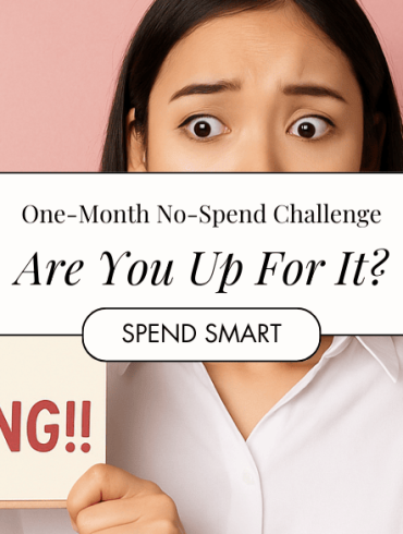 girl in isolated pink background shocked unable to spend money