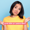 image of girl in yellow shirt shrugging shoulders in blue isolated background