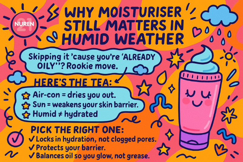 importance of moisturiser in humid weather
