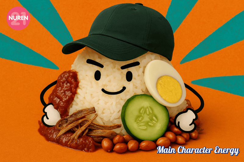 nasi lemak illustration