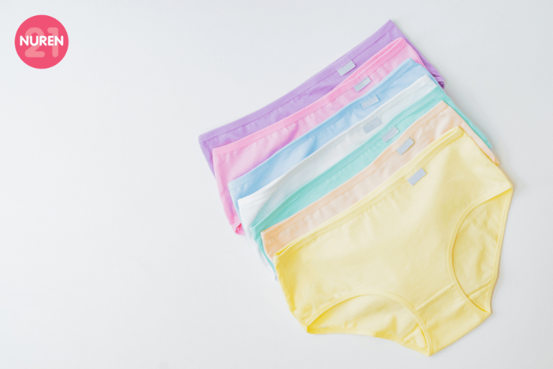 image of cotton underwear for girls during period cycle