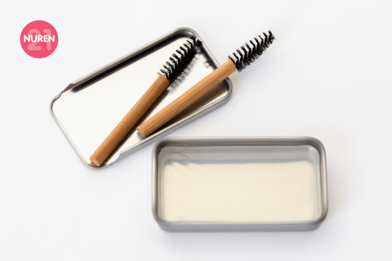 brow gel white soap clean girl look