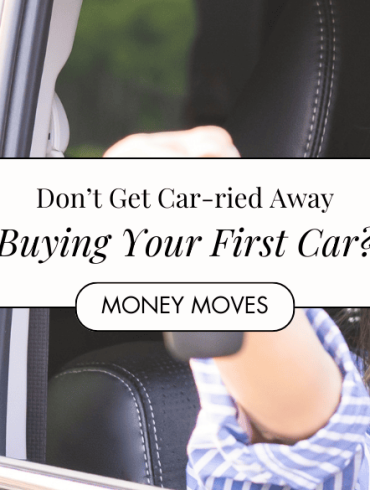 happy girl sitting in new car after purchase success, showing, holding auto remote key of vehicle