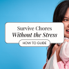 image of woman looking grossed out and tired