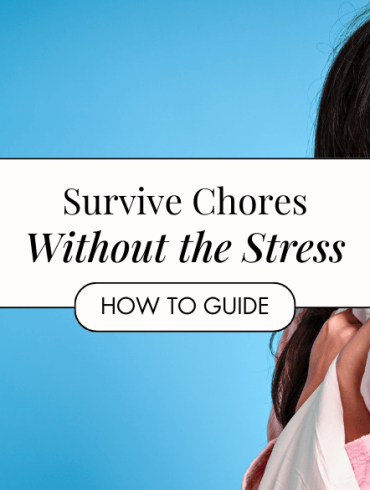image of woman looking grossed out and tired