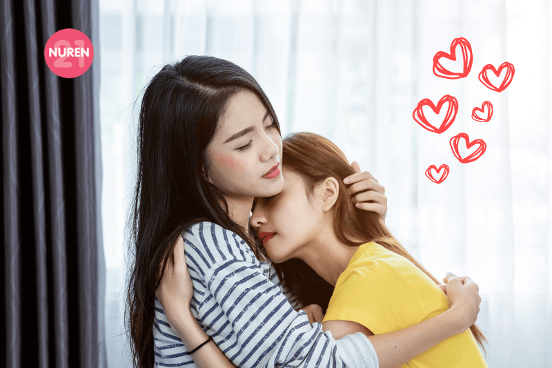 If you really can't fix everything then don't try to be a hero to your friend Two best friends hugging