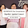 group image during homesoy campaign launch for breast cancer awareness