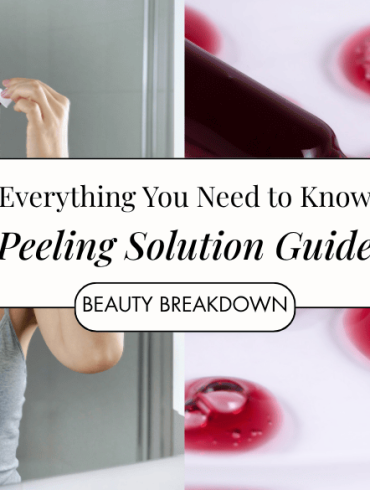 red liquid chemical peeling solution