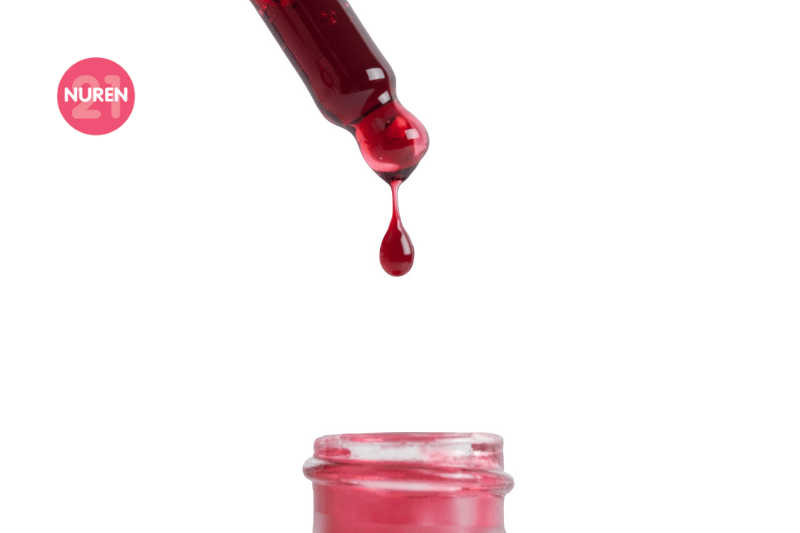 chemical peel solution in bottle