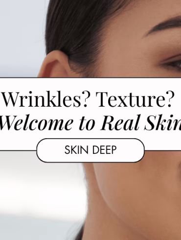 close up of asian woman with clear skin and confidence