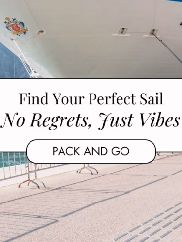 woman getting ready to go on a cruise