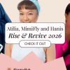 atilia haron, mimilfy and hanis poster promoting event rise and revive