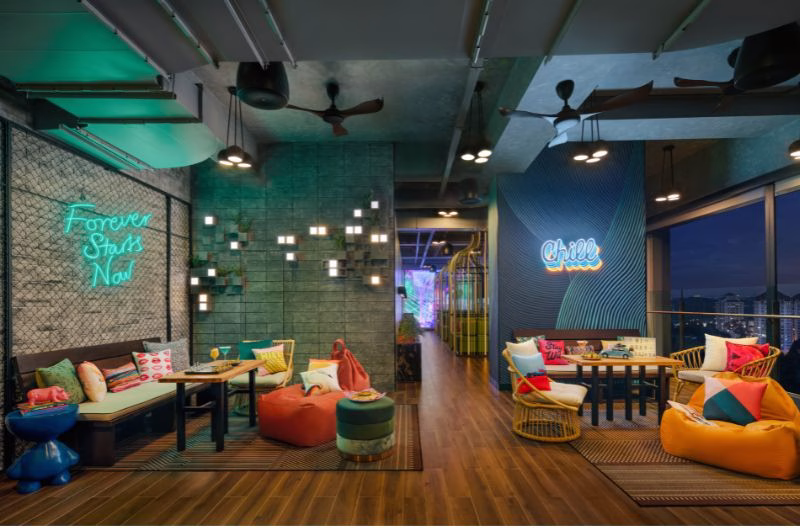 young and cool hotel design in malaysia