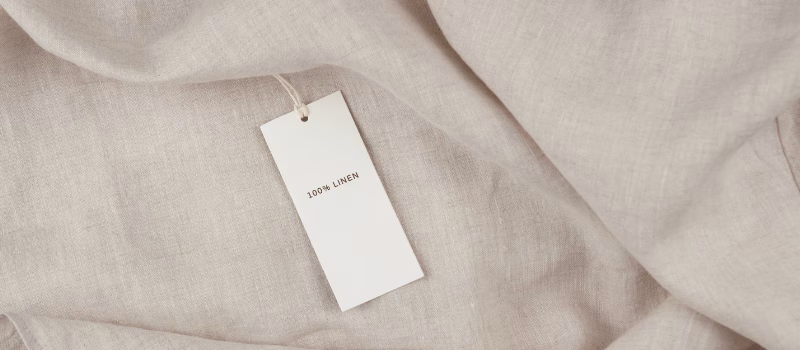 100% linen material