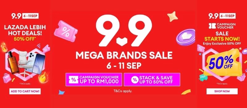 Lazada 9.9 sale